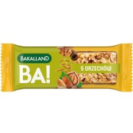 Cereálna tyčinka Bakalland Ba s 5 orieškami! 40g orechová raňajková tyčinka
