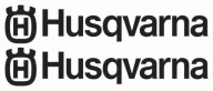 Nálepky HUSQVARNA 20cm 2ks Rôzne farby