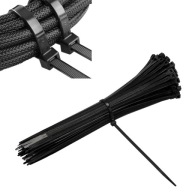 Sťahovacie pásky Sťahovacie pásky Veľmi pevné čierne 2,5x100mm 100 kusov