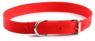 Látkový obojok pre psa TAPE 19-26cm ČERVENÝ
