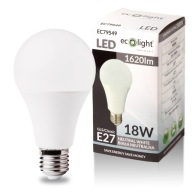 LED žiarovka E27 A70 18W 1620lm DVE FARBY