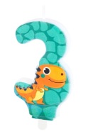 NARODENINOVÁ SVIEČKA NA TORTU DINOSAUR DINO ČÍSLO 3