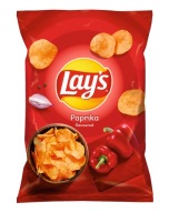 Lay's Potato chips s príchuťou papriky 130 g