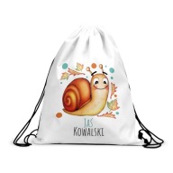 Taška na batoh do škôlky na topánky Meno SNAIL