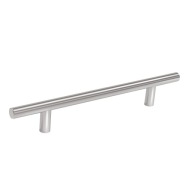 STRIEBORNÁ INOX NÁBYTKOVÁ ÚCHYTKA KOVOVÁ ÚCHYTKA SKRIŇA L-128/200mm