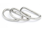 Kovový polkruh na D Ring taštičku 20 mm - 5 ks.