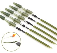 Bezpečný otočný klip na kapry x5 Green Set Quick Connect AV