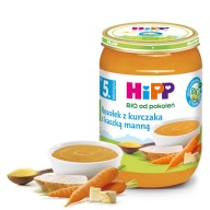 HiPP BIO Kurací vývar s krupicou, 190g