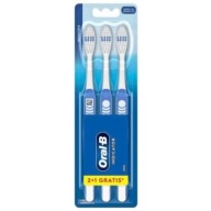 Zubné kefky Oral-B 1-2-3 indikátor 3 kusy | Stredná tvrdosť