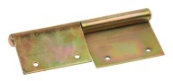 PÁNT PLOCHÝCH DVERÍ 140 mm KOVANÝ ĽAVÝ ZINKOVANÝ