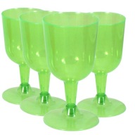 OPÄTOVNE POUŽITEĽNÉ PLASTOVÉ POHÁRE NA VÍNO 160ml 4x