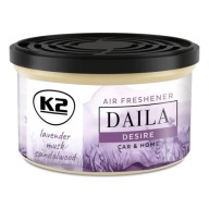K2 DAILA DESIRE Vôňa v plechovke pre autá, autá a domácnosti Levanduľa