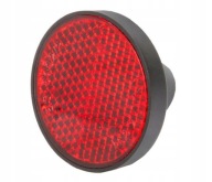 Zadné odrážadlo bicykla okrúhle pre Fender Red