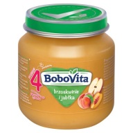 BOBOVITA Broskyne a jablká, 125g - krátke datle
