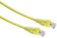Ethernet LAN UTP patch kábel cat.6 1m, žltý, LAN1.0 YE CABLE
