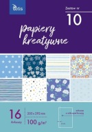 Kreatívny papier A4 16 listov Tetis KB030-10