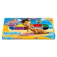 Modelovacia hmota 10 kôl v kockách Sweet Colors Koma-Plas