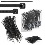 200x sťahovacie pásky Káblové pásky Zipsy 2,5 x 200 mm Silné UV sťahovacie pásky