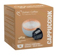 Talianska káva CAPPUCCIOK|čiapky. Systém Dolce Gusto