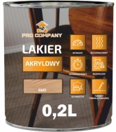 Pro Company Akrylový lak na drevo 0,2L Mat