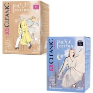CLEANIC Pure Cotton Day & Night hygienické vložky pre ženy