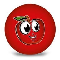 134357 JABLKO GUMOVÁ loptička 23 CM POLOŽKA