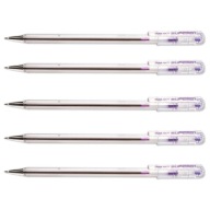 Pero 0,7mm PENTEL BK77 fialové - 5 ks