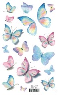 Umývateľné tetovanie pre deti GLITTER BUTTERFLIES EG127