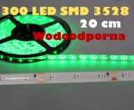 LED pás 3528 zelený (20cm) / 1668