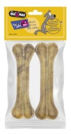 Hau Miau Natural lisovaná kosť pre psa 15 cm 2 ks