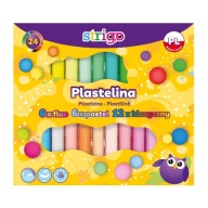 Plastelína STRIGO 24 farieb mega sada