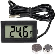 PRESNÝ ELEKTRONICKÝ TEPLOMER S AKVÁRIOVÝM SONDA DIGITÁLNYM LCD DISPLEJOM
