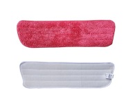 HOSPODÁRNY MOP NA VELCRO, mikrovlákno, 42/38 X 12 cm, červený