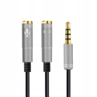 Adaptér na kábel slúchadiel Splitter Jack 3.5 KVALITA