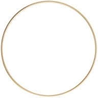 Kruhový prsteň Kovový prsteň Zlatý DREAMCATCHER 40cm