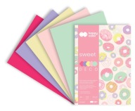 DECO Sweet A4 farebný blok 20 listov Happy Color