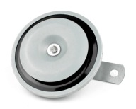ZVUKOVÝ SIGNÁL HLUK 12V 100MM MATNÁ ŠEDÁ