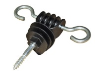 Izolátor brány so 6 mm skrutkou do dreva