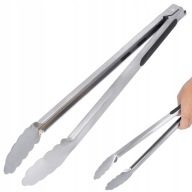 Grilovacie kliešte, kuchynské, kovové, dlhé, 40 cm, pohodlný, praktický darček