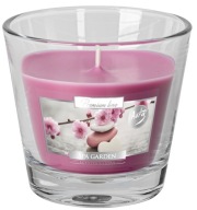 PARAFÍNOVÁ Sviečka VONNÁ SVIEČKA v SKLENEJ 1 UZEL 26H 140G GARDEN SPA