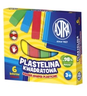 Plastelína 6 farieb štvorec ASTRA
