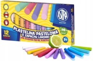 Plastelína 12col, pastel, vôňa Astra limetka