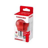 LED GUĽOVÁ žiarovka E27 4,5W červená