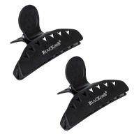 Kadernícke spony Butterfly Clips 2 ks MEGA LARGE Čierna