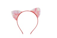 Čelenka s trblietavými ušami CAT MOUSE EARS Darček ku Dňu žien
