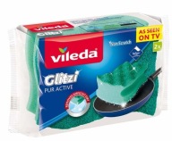 Kuchynský drez Vileda Pur Active, profilovaný, 2 ks