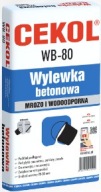Mrazuvzdorný betónový poter WB-80 CEKOL 5kg