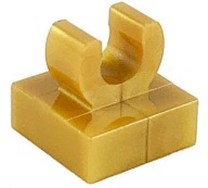 LEGO 1X1 S RÚČKOU ZLATÁ 15712 - 10 KS