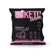 Lieskové orechy v Keto Dark Chocolate Beauty 70 G - Kakao