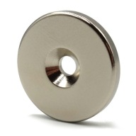 Neodymový magnet 20x7/3,5x3 mm N42 ROCK S OTVOROM PRE SILNÚ SKRUTKU